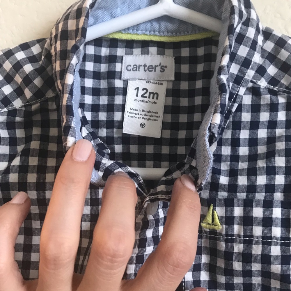 Carter’s long sleeve shirt - Picture 4 of 5